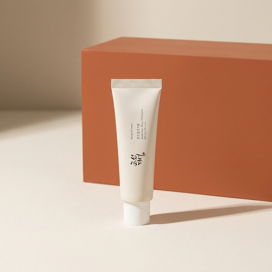 Ekka Beauty Beauty of Joseon Relief Sun, terracotta editorial shot