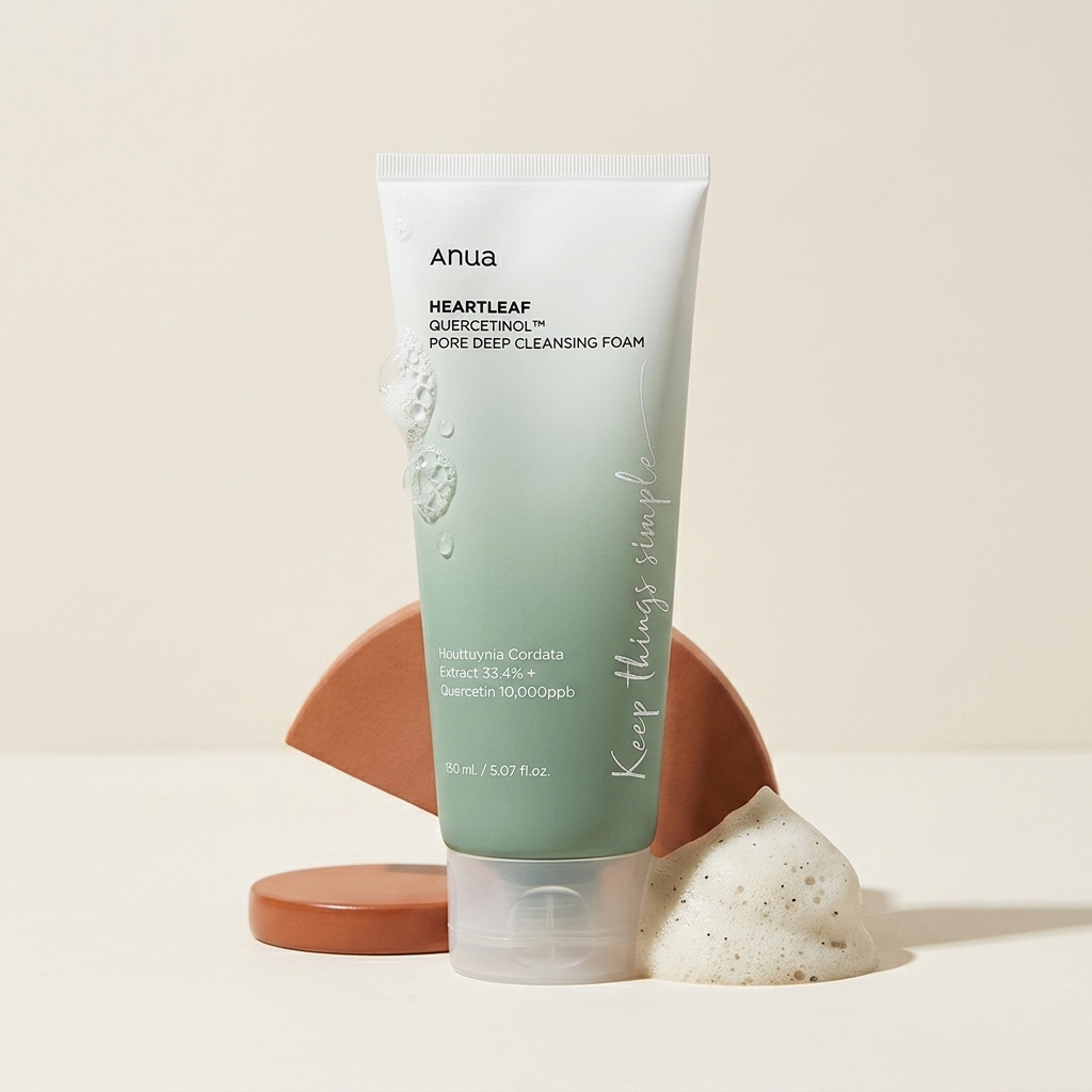 Anua Heartleaf Quercetinol Pore Deep Cleansing Foam — Ekka Beauty
