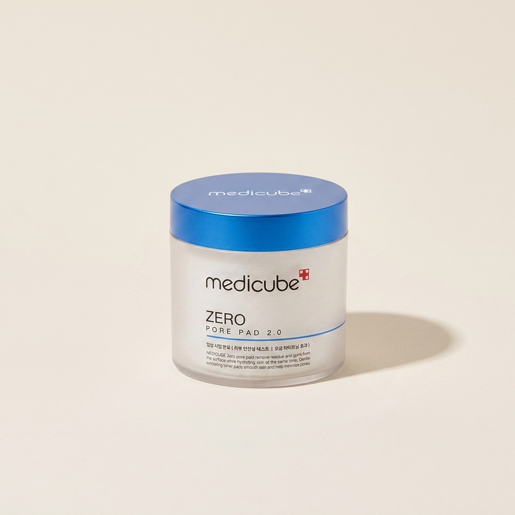 Ekka Beauty Medicube Zero Pore Pad, clean cream hero shot