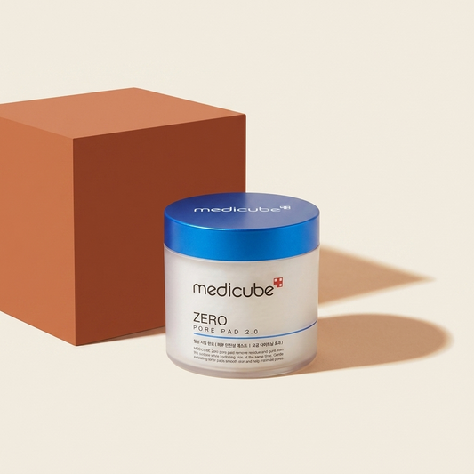 Ekka Beauty Medicube Zero Pore Pad, terracotta editorial shot