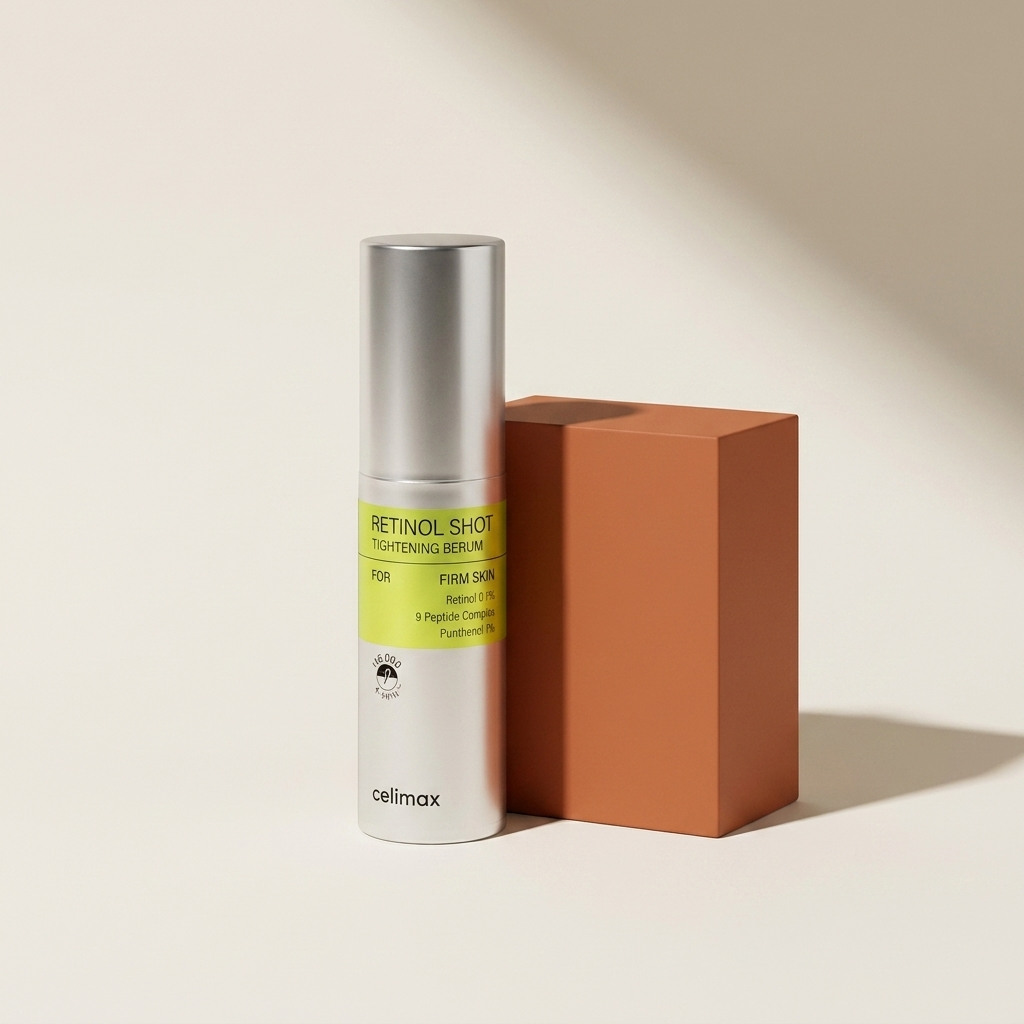 Ekka Beauty Celimax Retinal, terracotta editorial shot